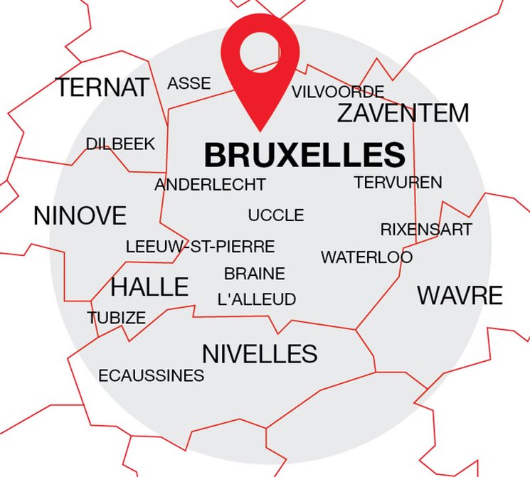 Débouchage communes Bruxelles et Brabant